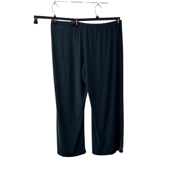 (NWT) Antthony Originals:  2-Piece Pull on Wide Leg Pant Set, Size 2X, Evergreen - Picture 9 of 12